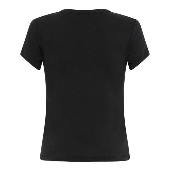 Camiseta de algodón ecológico para bebé | Negro