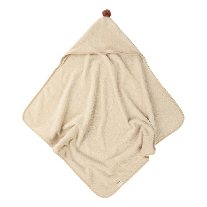 Badecape So Cute aus Bio-Baumwolle | Sandfarben- Produktbild Nr. 2