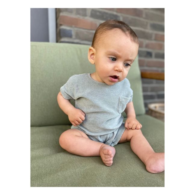 Photographie de bébé garçon, garçon de tenue photo de 0 à 3 mois,  barboteuse de gardienne, accessoires photo bébé garçon, barboteuse, gris  bleu beige -  Canada