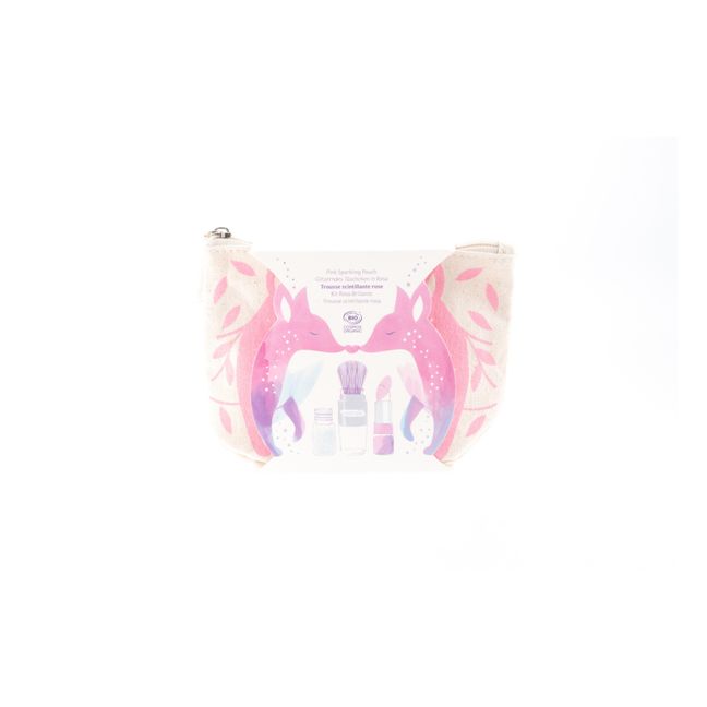 Trousse scintillante Renard | Rose