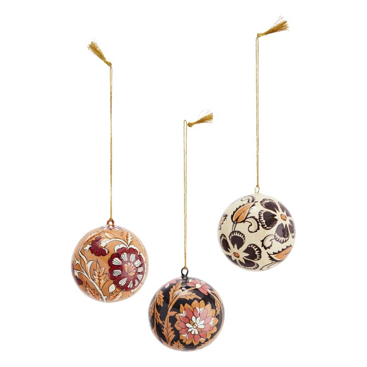 Décopatch Weihnachtskugeln 10-tlg - Pappmaché Kugeln Zum Bekleben & Verzieren