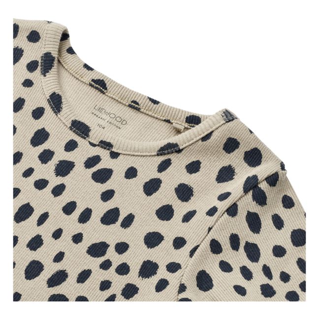 Camiseta Nieve Leopardo | Beige