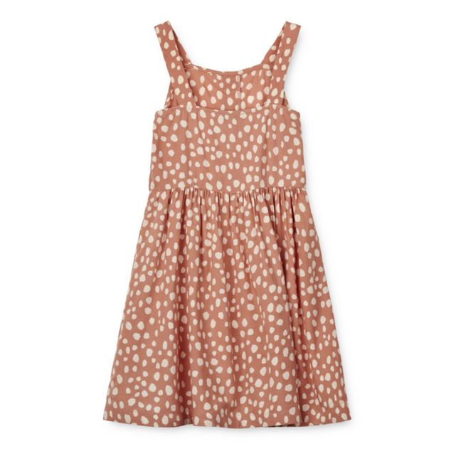 Zia Spotted Dress | Dusty Pink