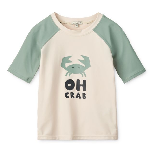 Camiseta con protección UV Noah Crab | Verde Menta