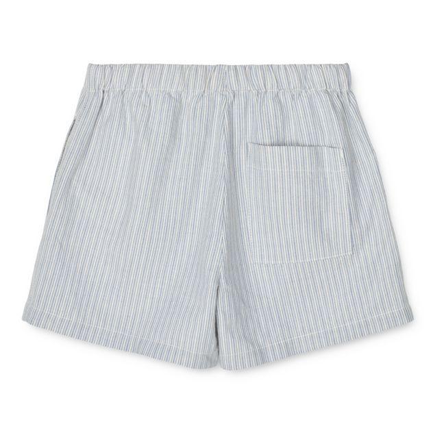 Madison Striped Shorts | Light blue