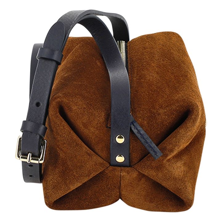 Minibolso de terciopelo Sohna | Camel- Imagen del producto n°1