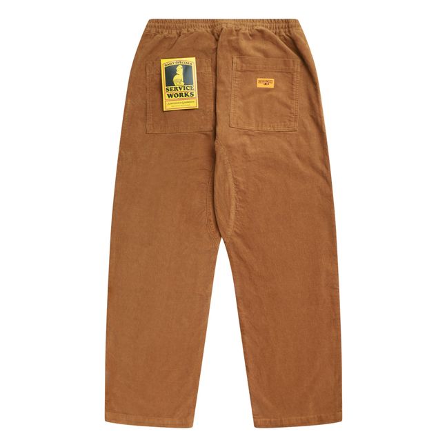 Classic Chef Velours trousers | Ochre