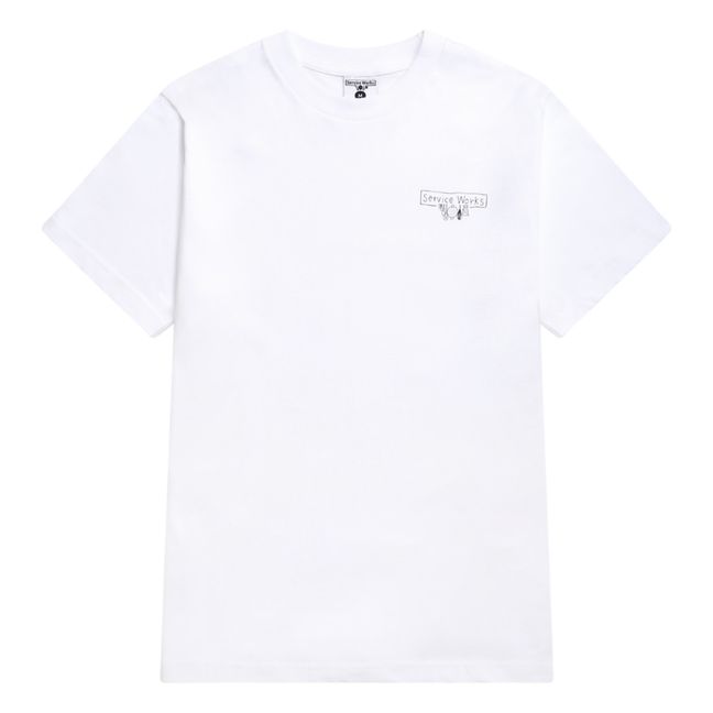 Scribble Logo T-Shirt | Weiß