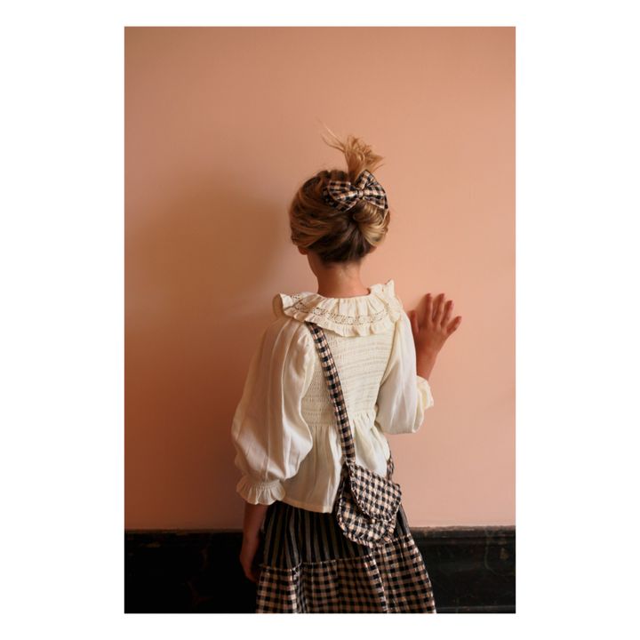 Skirt + Bow Barrette Lurex - Christmas Collection  | Black- Product image n°2