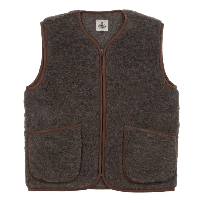 Veste Sans Manches Pepitko | Chocolat