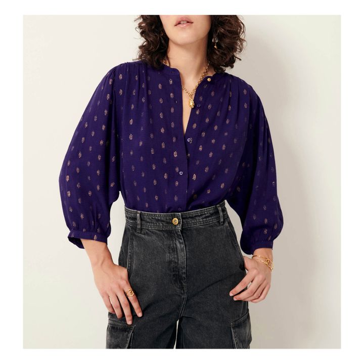 Blouse A View | Purple- Product image n°0