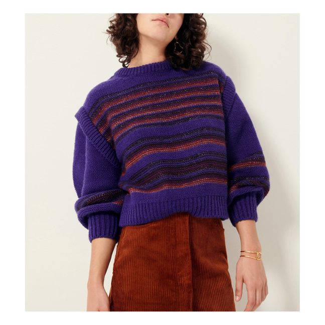 Holsson Wool Sweater | Purple