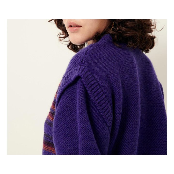 Holsson Wool Sweater | Purple- Product image n°6