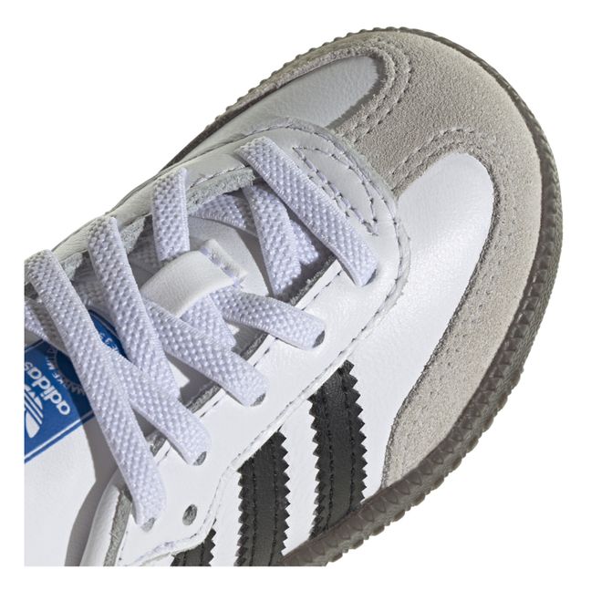 Samba Sneakers mit elastischen Schnürsenkeln | Weiß