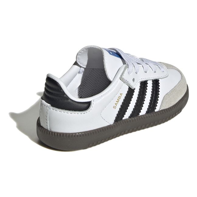 Samba Sneakers mit elastischen Schnürsenkeln | Weiß