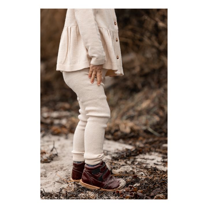 Legging Rib Benna | Cremefarben- Produktbild Nr. 2