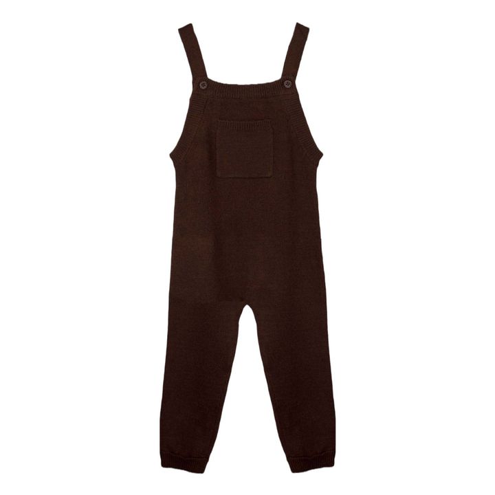 Benna knitted jumpsuit | Chocolate- Product image n°0
