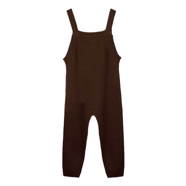 Benna knitted jumpsuit | Chocolate