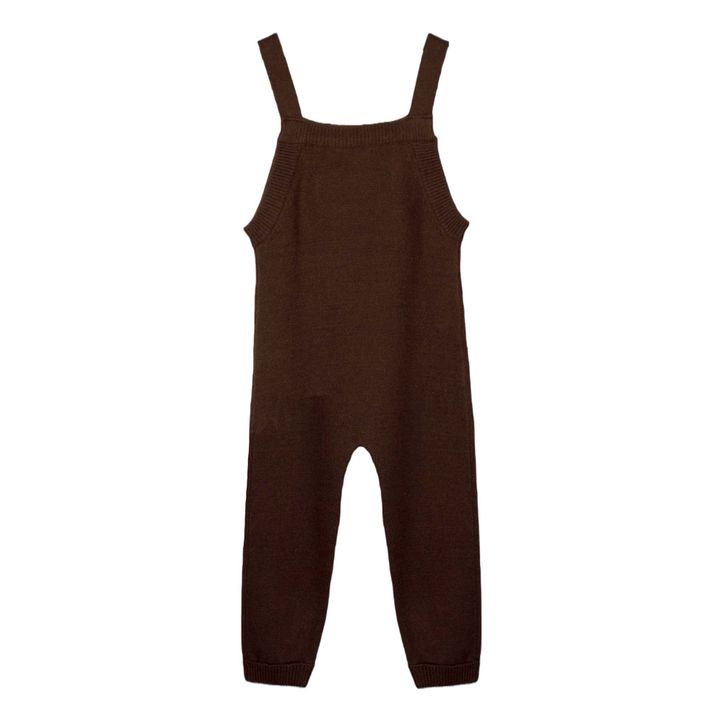 Fliink Benna knitted jumpsuit Chocolate Smallable