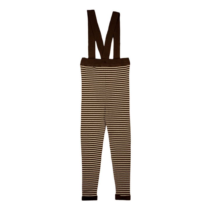 Leggings mit Trägern Favo | Schokoladenbraun- Produktbild Nr. 4