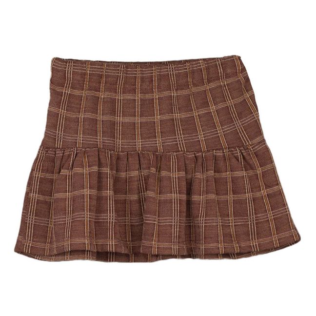 Miro organic cotton skirt | Chocolate