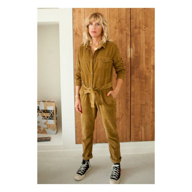 Exclusité Marlot x Smallable - Combinaison Coton Velours Côtelé Neroli - Collection Femme  | Bronze
