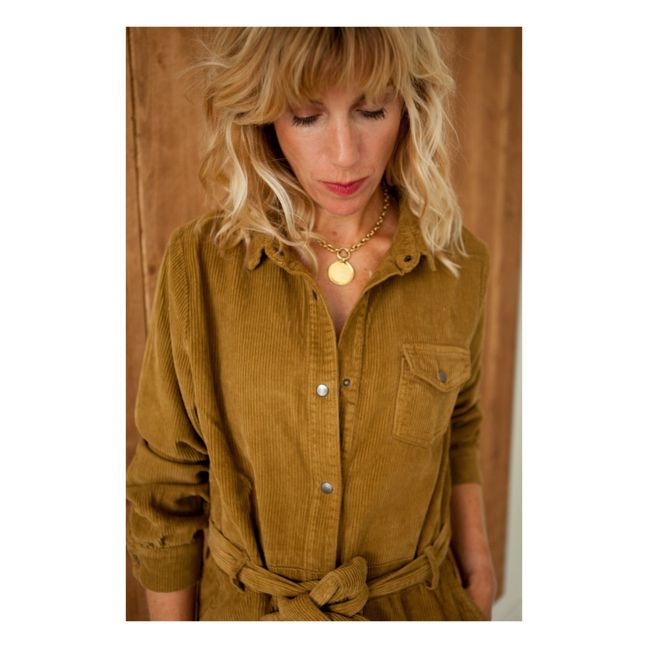 Exclusité Marlot x Smallable - Combinaison Coton Velours Côtelé Neroli - Collection Femme  | Bronze