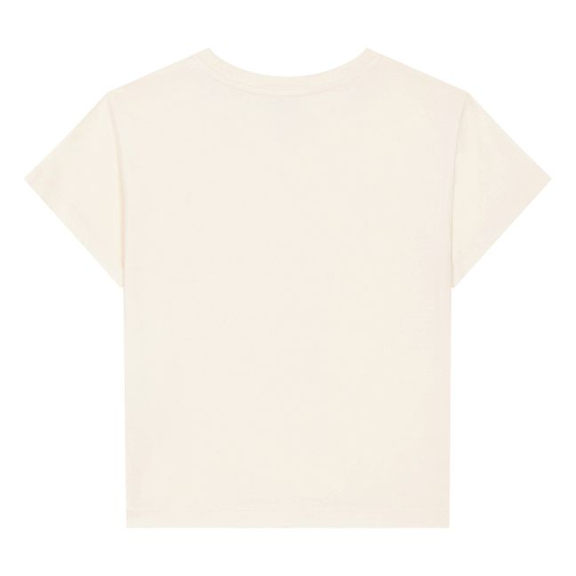 T-Shirt Fille Manches Courtes Coton Bio | Sable
