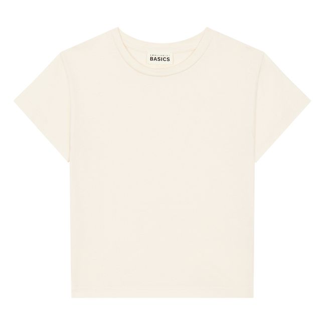 T-Shirt Fille Manches Courtes Coton Bio | Sandfarben