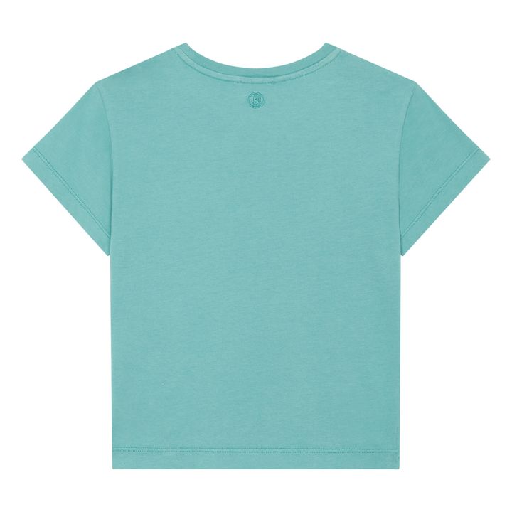 T-Shirt Mädchen Kurzarm Bio-Baumwolle | Mintgrün- Produktbild Nr. 1
