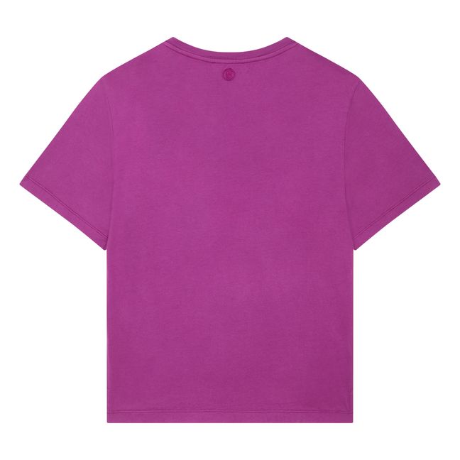 T-Shirt Femme Manches Courtes Coton Bio | Rose fuschia