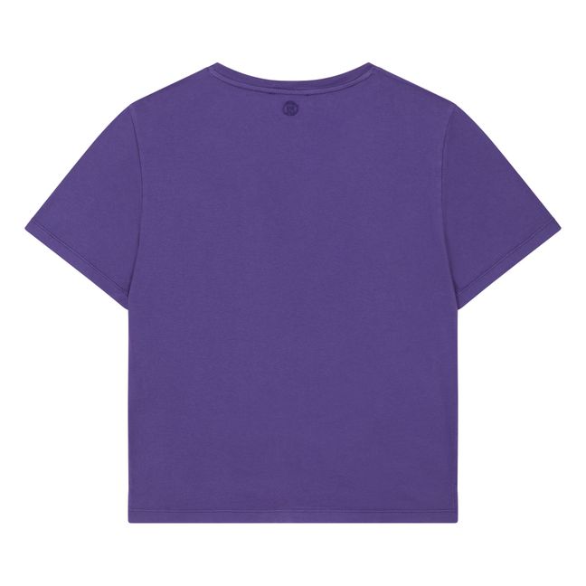 T-Shirt Femme Manches Courtes Coton Bio | Blu  indaco