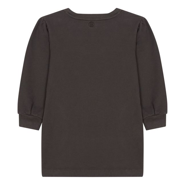 Puff Sleeve Sweater Dress | Black