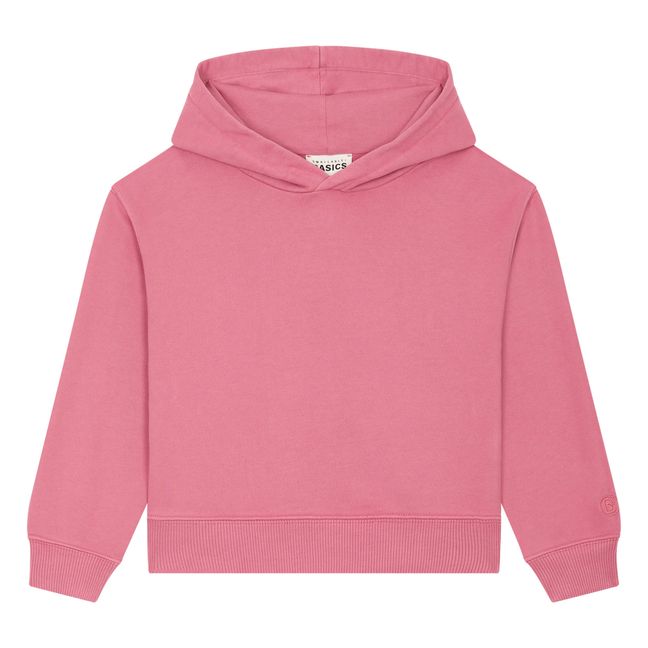 Girl's organic cotton hoodie | Dusty Pink