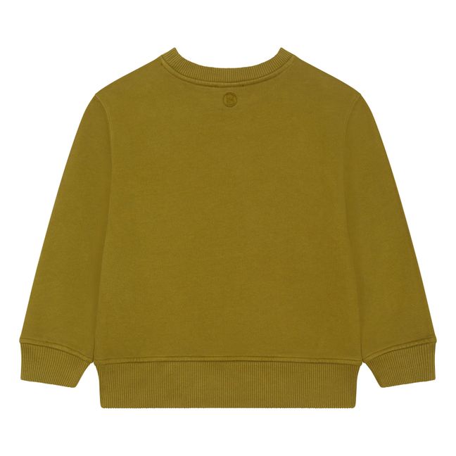 Organic Fleece Crewneck Sweatshirt | Khaki