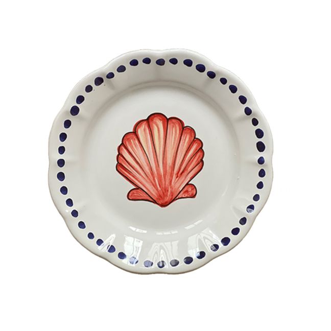 Estate Coquille plate | Red
