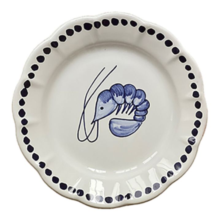 Estate Gambas plate | Blue- Product image n°0