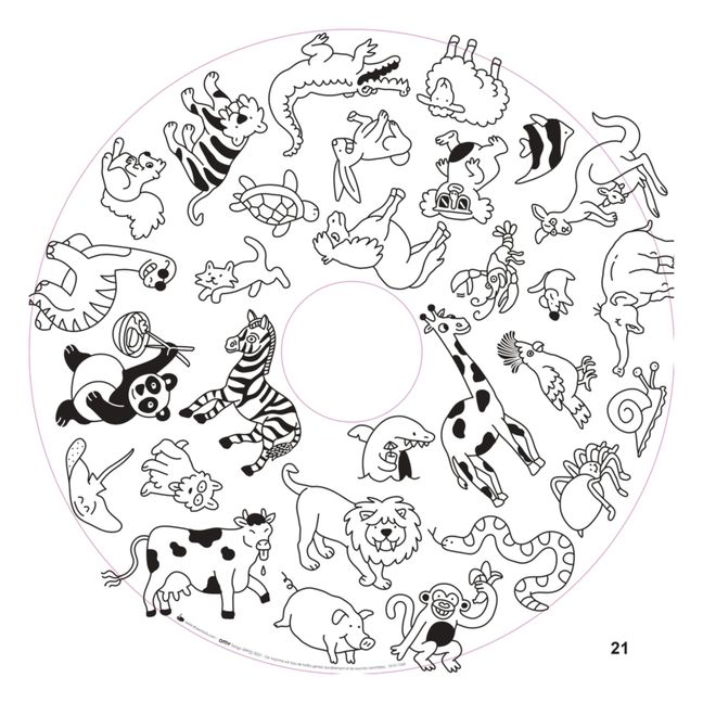 Recharge 20 feuilles XXL Drawin'kids x OMY | Blanc