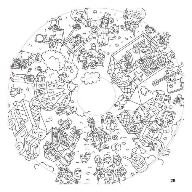 Recharge 20 feuilles XXL Drawin'kids x OMY | White