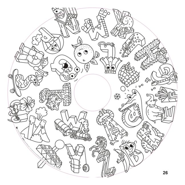Recharge 20 feuilles XXL Drawin'kids x OMY | Blanc