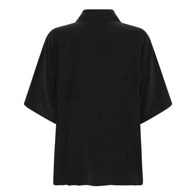 Silk shirt | Black