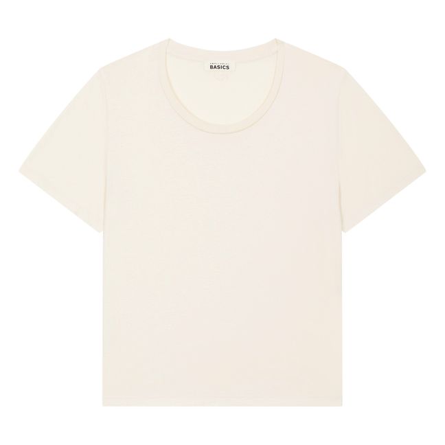 T-Shirt Manches Courtes Coton Bio | Sable