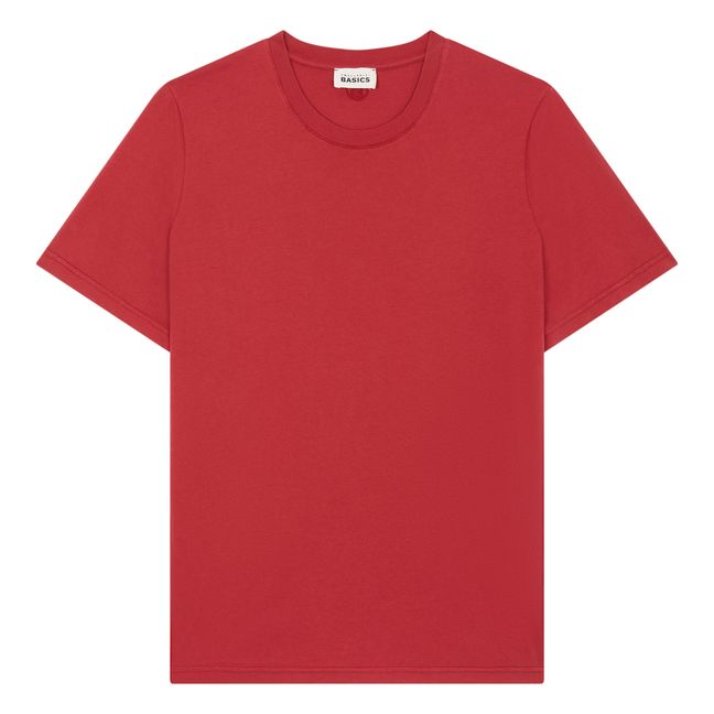 T-Shirt Homme Manches Courtes Coton Bio | Kirschrot