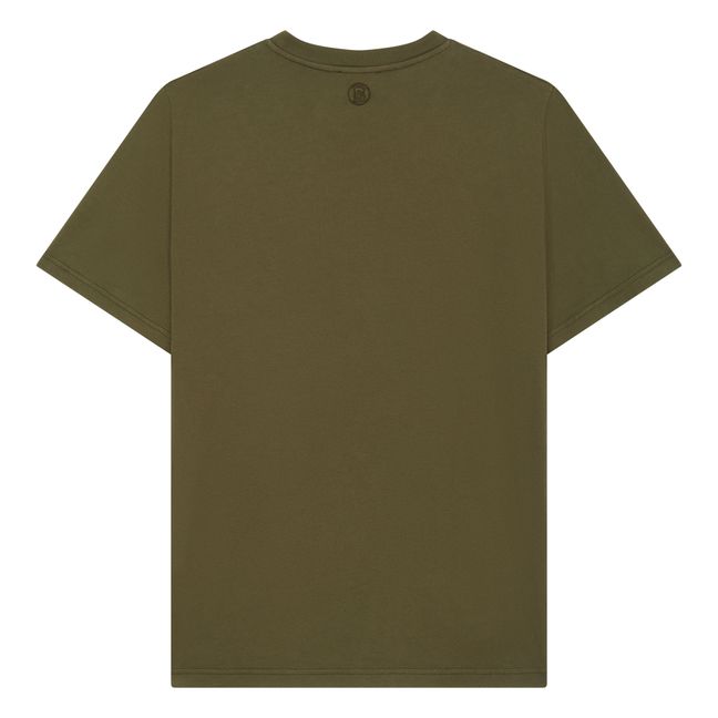 T-Shirt Manches Courtes Coton Bio | Vert kaki