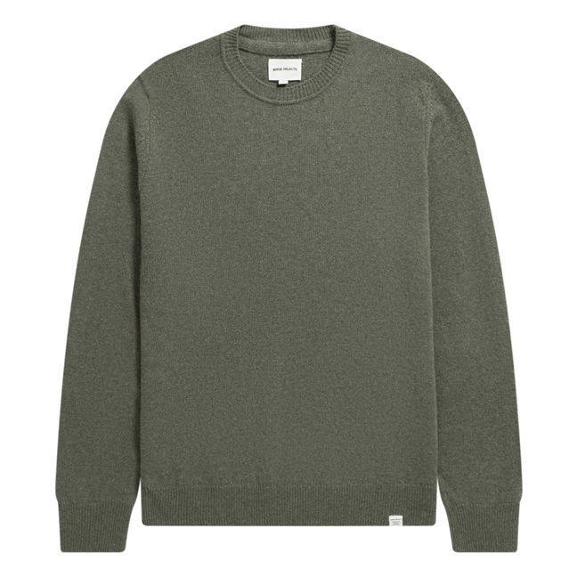 Sigfred Merino wool jumper | Khaki
