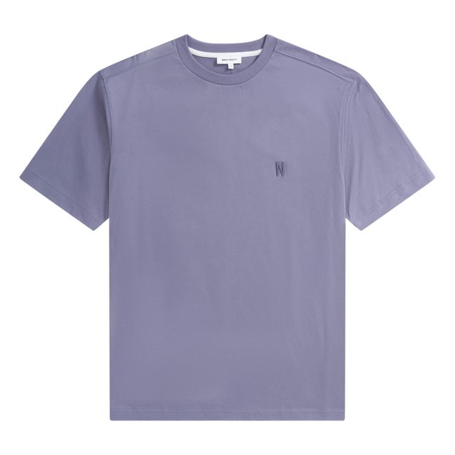 Johannes N Logo T-shirt Organic cotton | Charcoal grey