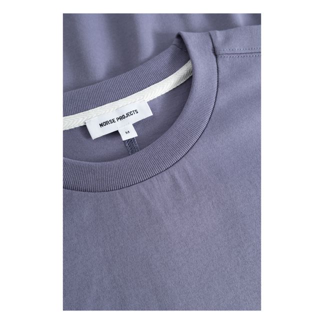 T-shirt Johannes N Logo Coton Bio | Grigio antracite