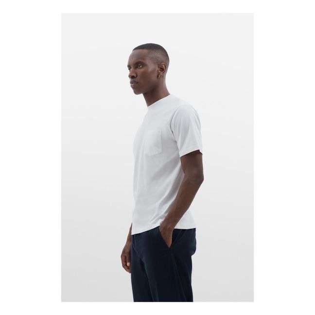 T-shirt Johannes Pocket Coton Bio | Ecru