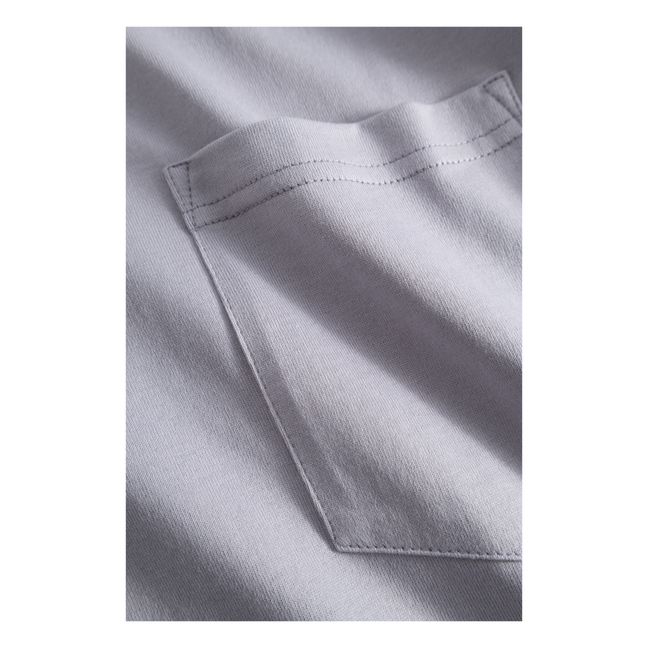 T-shirt Johannes Pocket Coton Bio | Gris