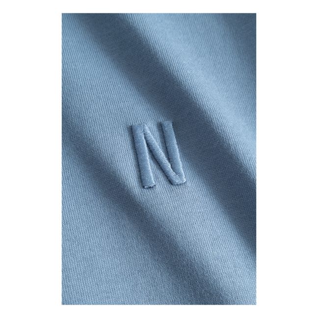 T-shirt Johannes N Logo Coton Bio | Light blue